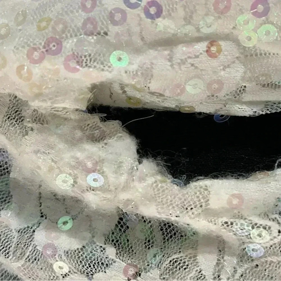 Weissman iridescent long sleeve asymmetrical dance costume XXLC in GUC - Picture 6 of 11